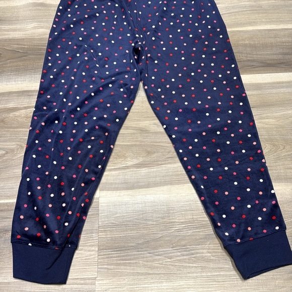 🇺🇸 Kate Spade pokadot fuzzy PJ pants size large - Picture 7 of 8